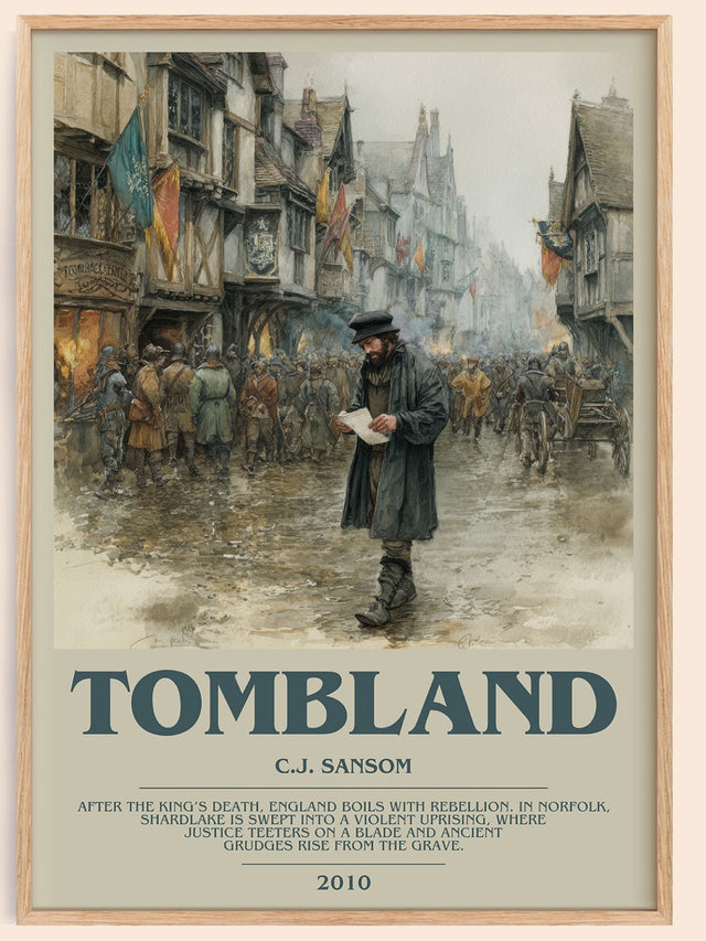 Tombland Bookish Wall Art by C.J. Sansom