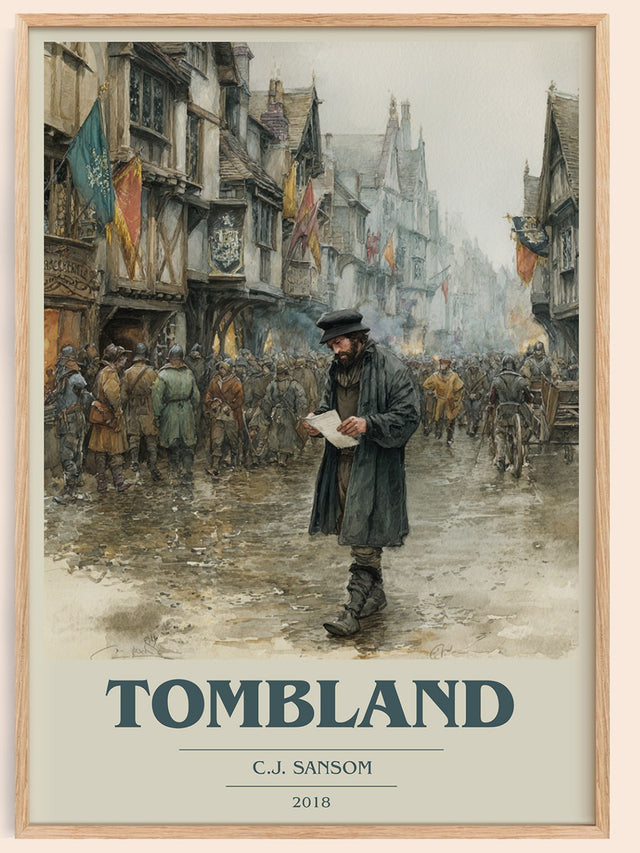 Tombland Book Cover Poster by C.J. Sansom