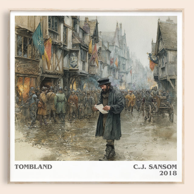 Tombland Literary Art Print by C.J. Sansom