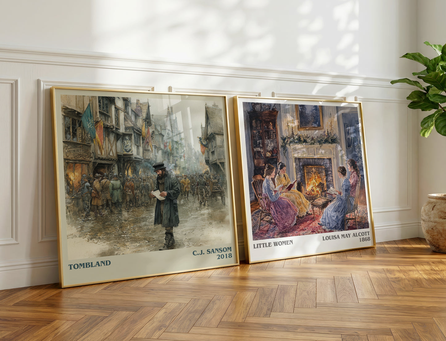 Tombland book poster packaging – museum-quality print rolled in protective tube