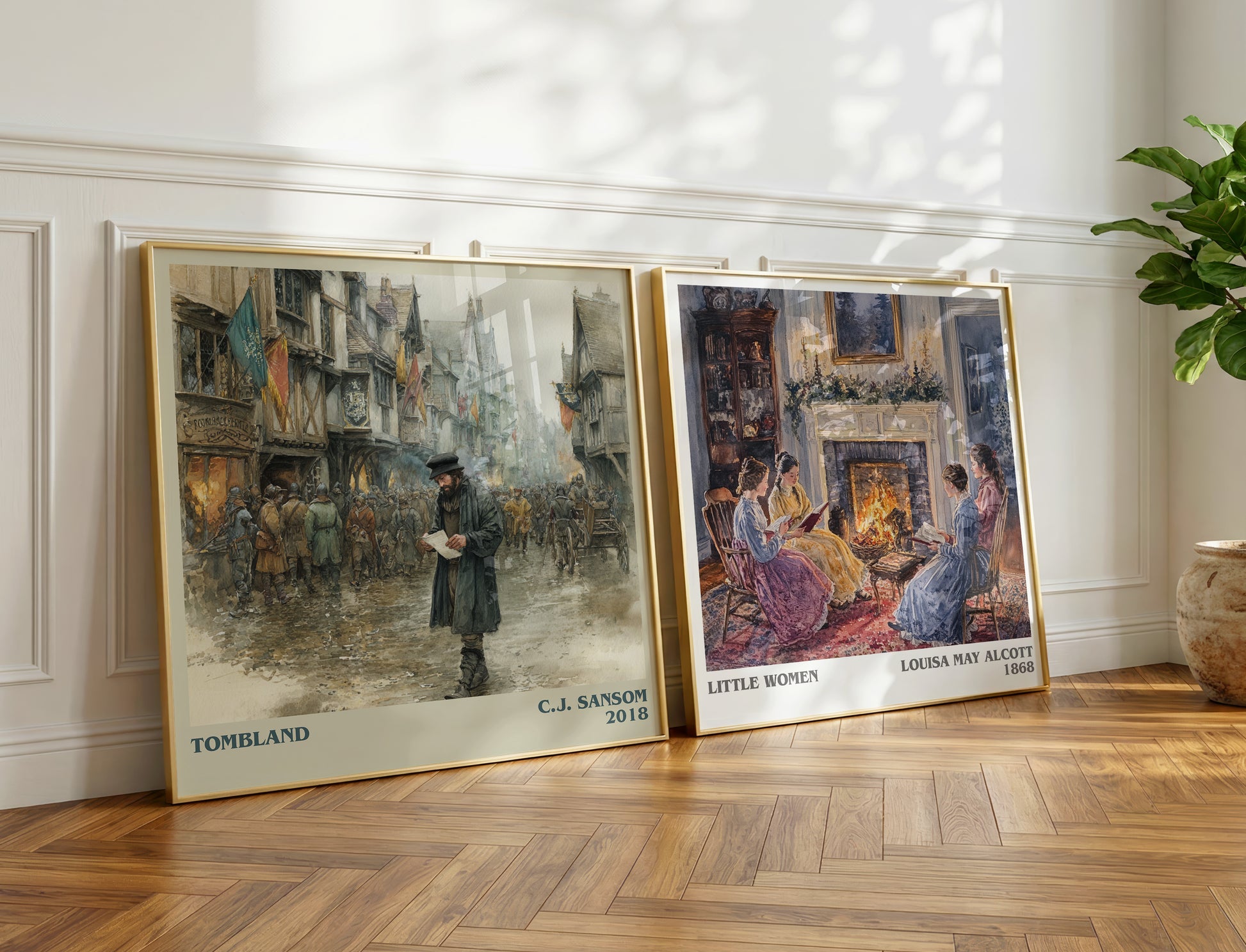 Tombland book poster packaging – museum-quality print rolled in protective tube