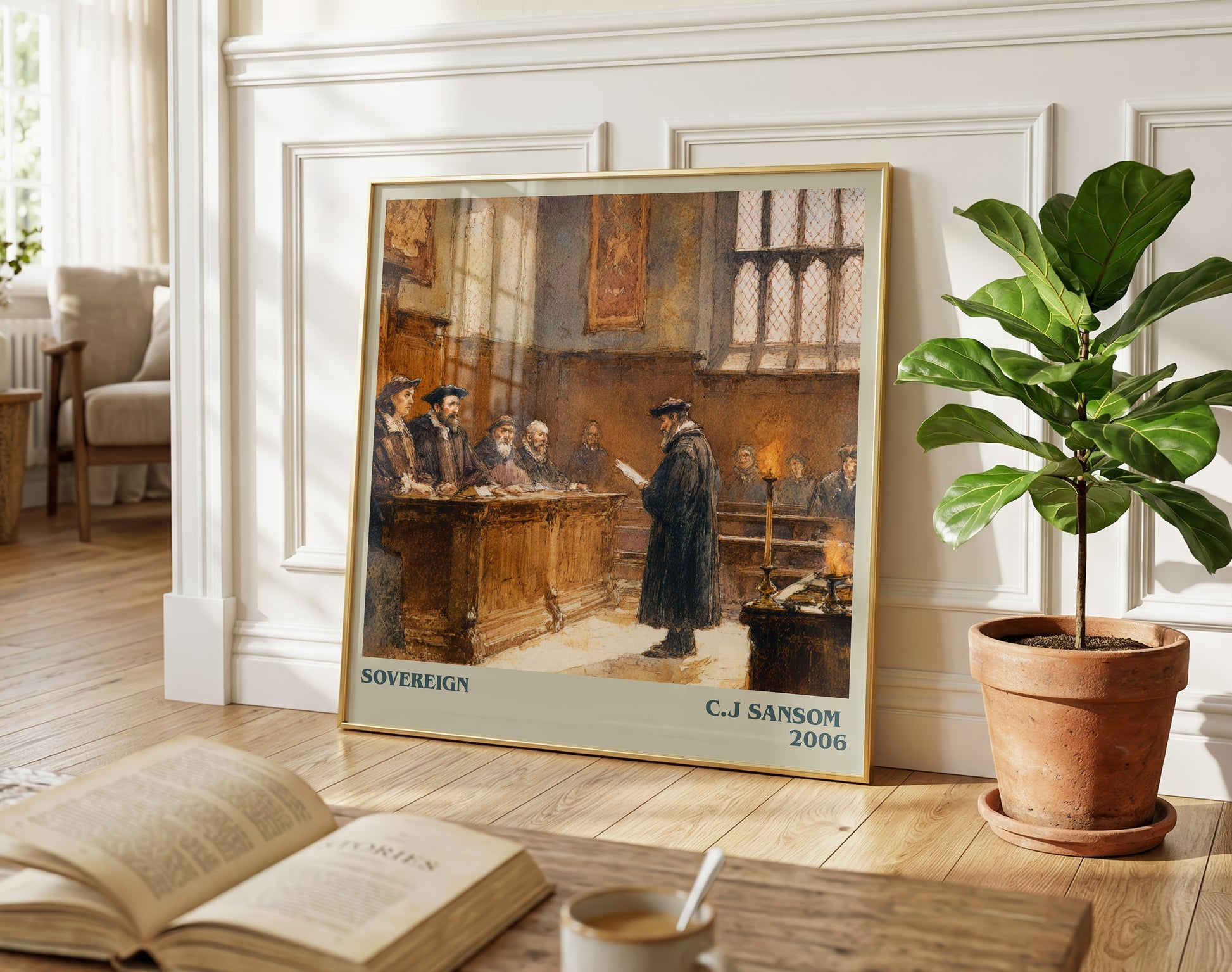 Sovereign literary poster paired in gallery wall – literary art prints