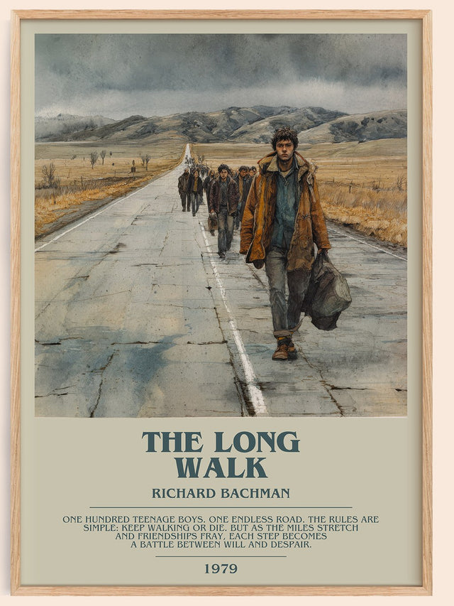 The Long Walk Bookish Wall Art by Richard Bachman