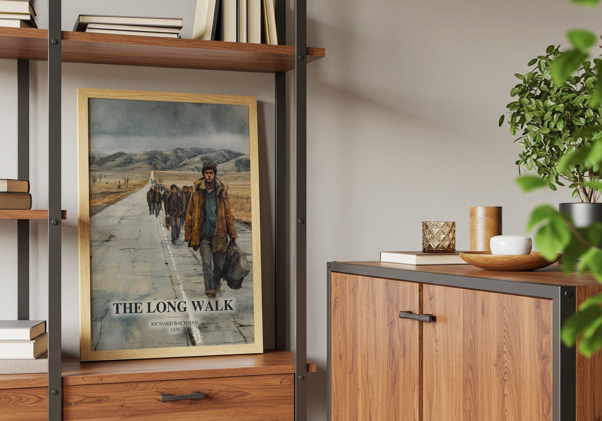 The Long Walk book watercolour illustration paper finish options – matte satin gloss
