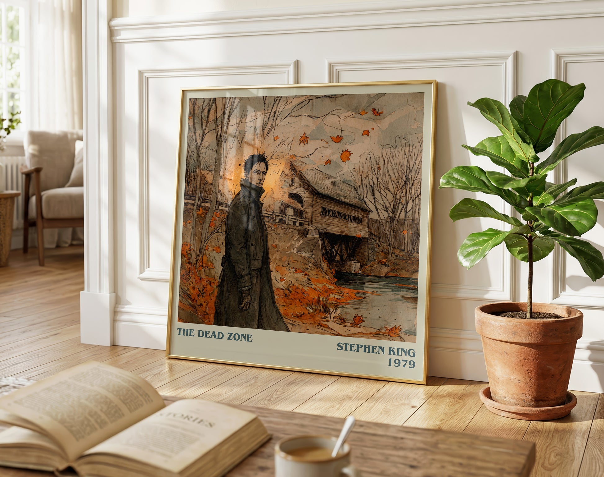 The Dead Zone literary poster paired in gallery wall – literary art prints