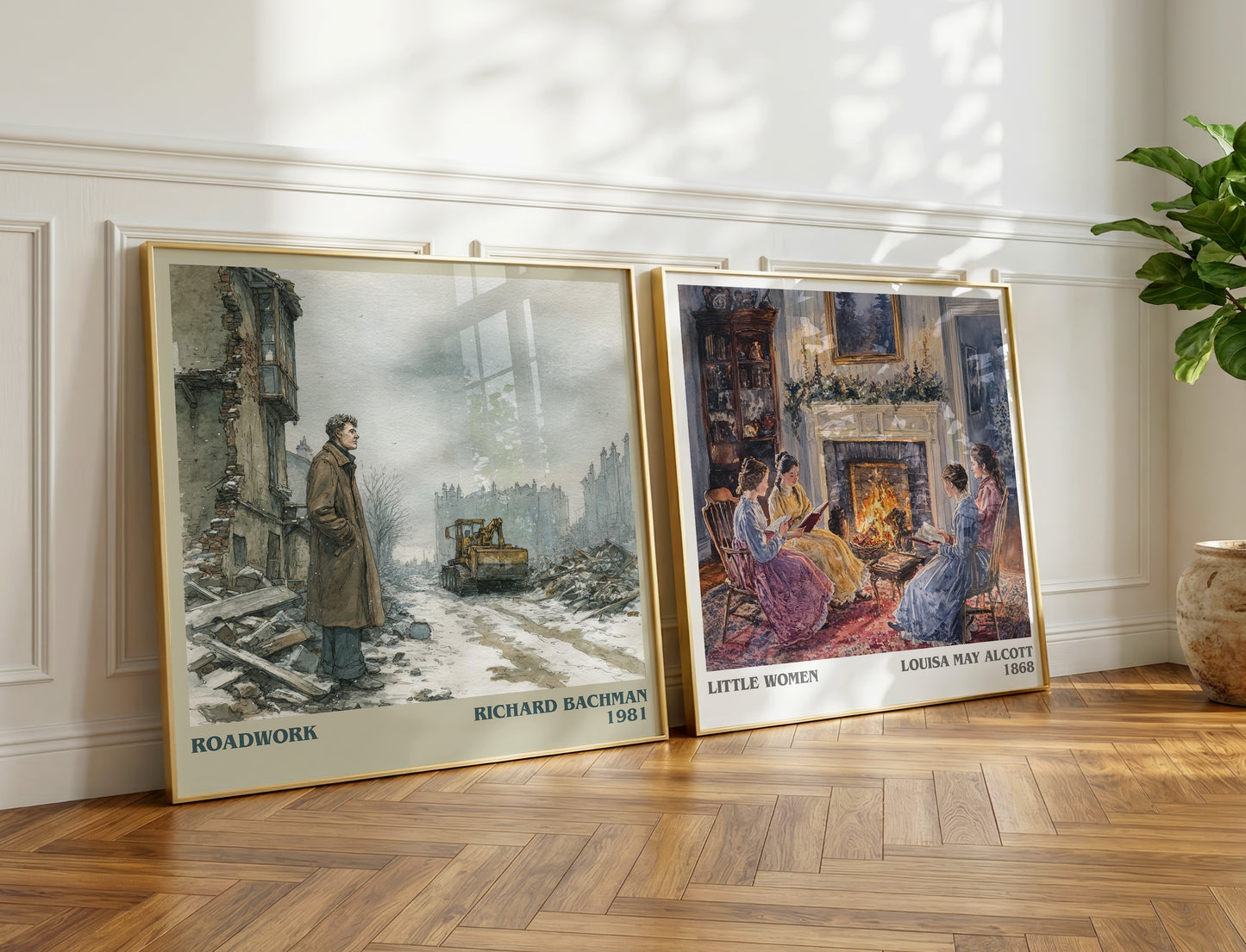 Roadwork book poster packaging – museum-quality print rolled in protective tube
