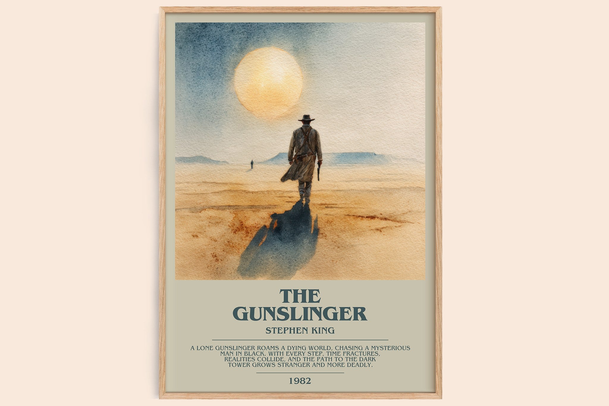 The Gunslinger Bookish Wall Art by Stephen King