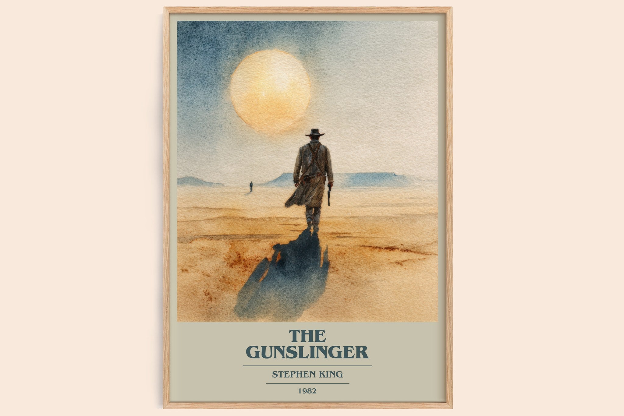 The Gunslinger Book Cover Poster by Stephen King