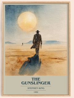 The Gunslinger Book Cover Poster by Stephen King