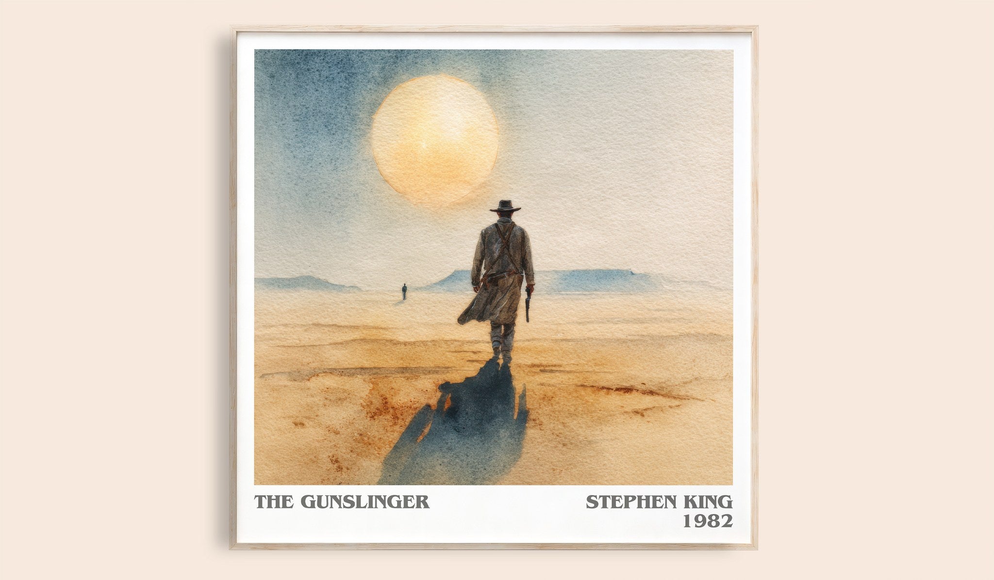 The Gunslinger Literary Art Print by Stephen King