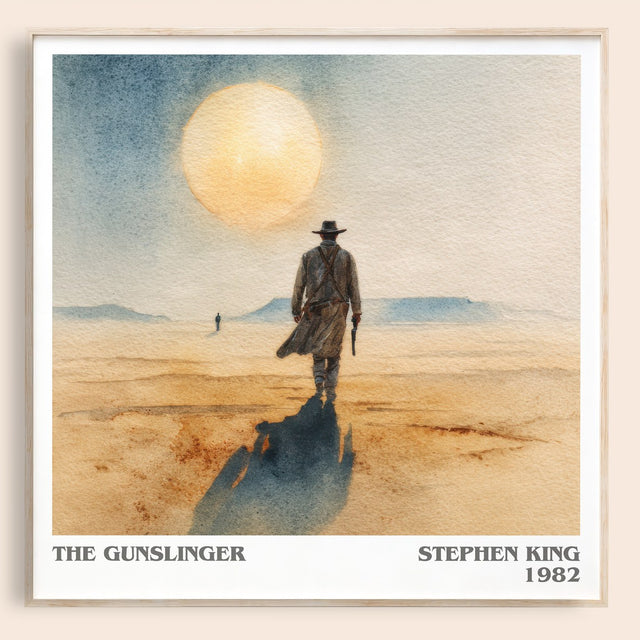 The Gunslinger Literary Art Print by Stephen King