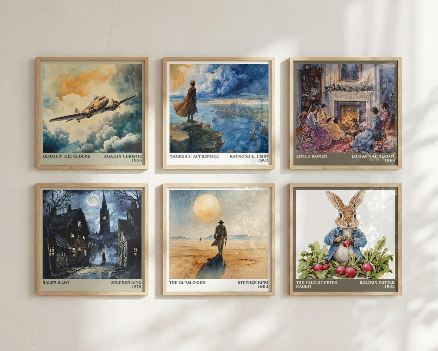 The Gunslinger literary book poster framed on wall – fantasy wall art