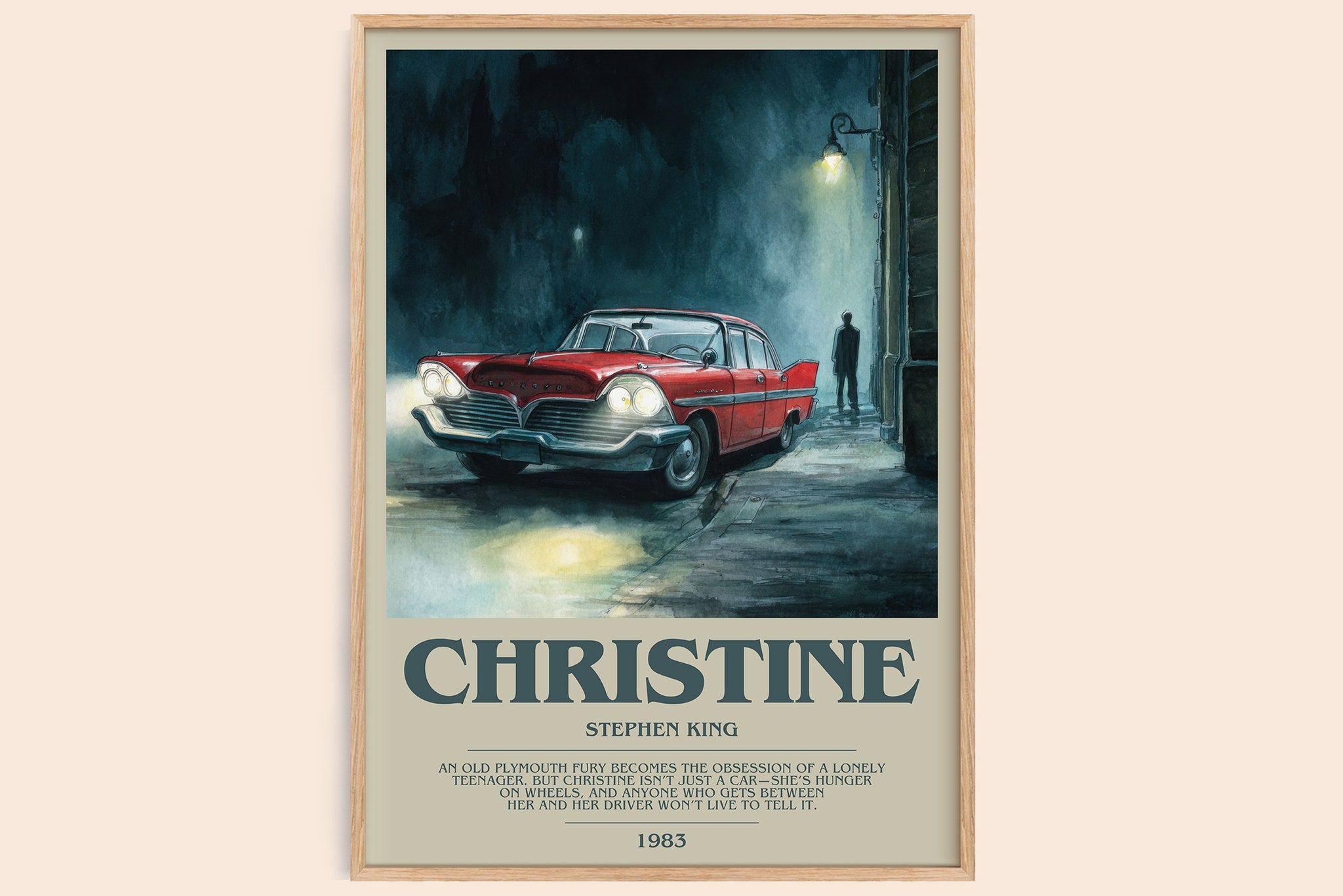 Christine Bookish Wall Art by Stephen King