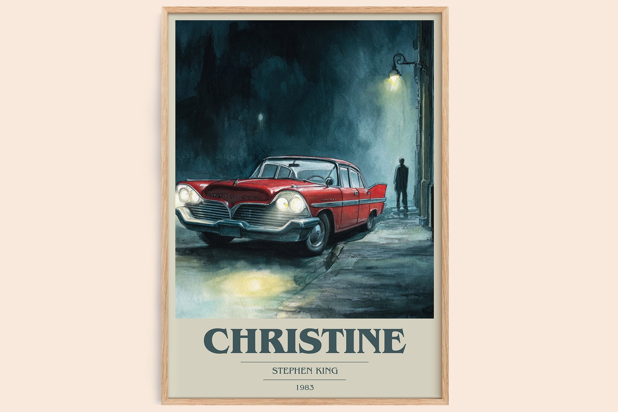 Christine Book Cover Poster by Stephen King