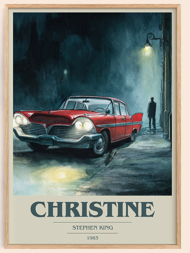 Christine Book Cover Poster by Stephen King