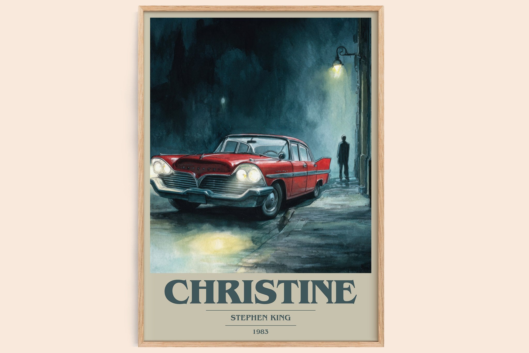 Christine Book Cover Poster by Stephen King