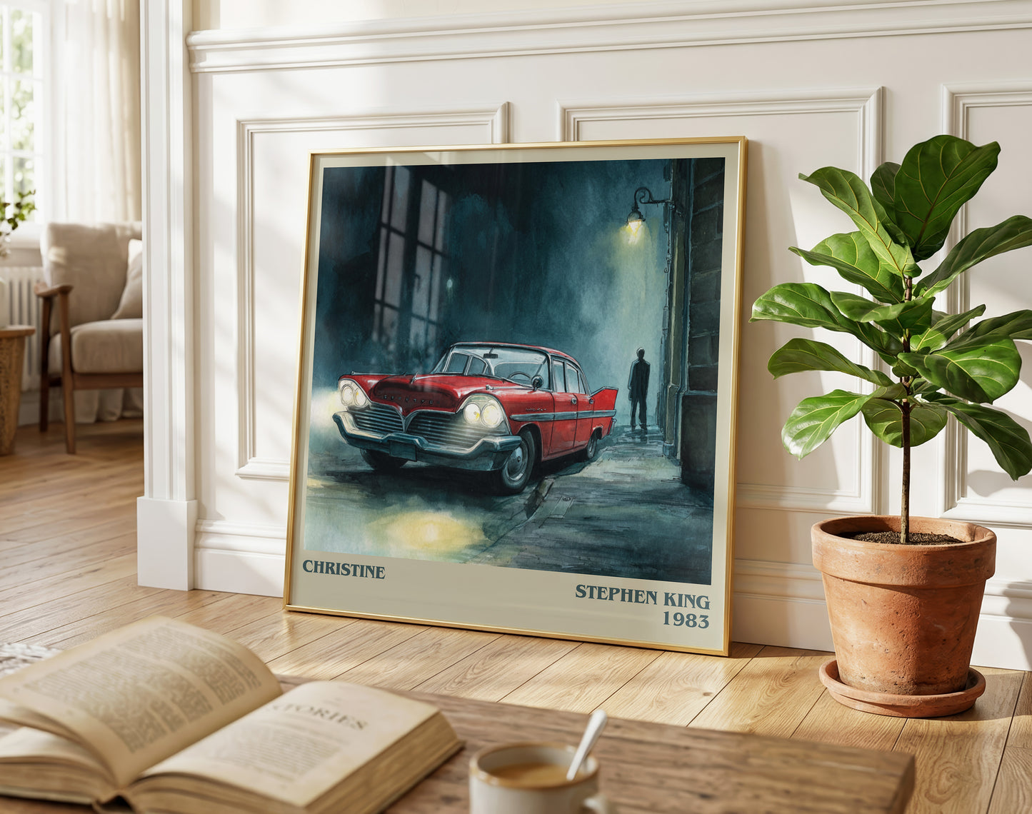 Christine literary poster paired in gallery wall – literary art prints