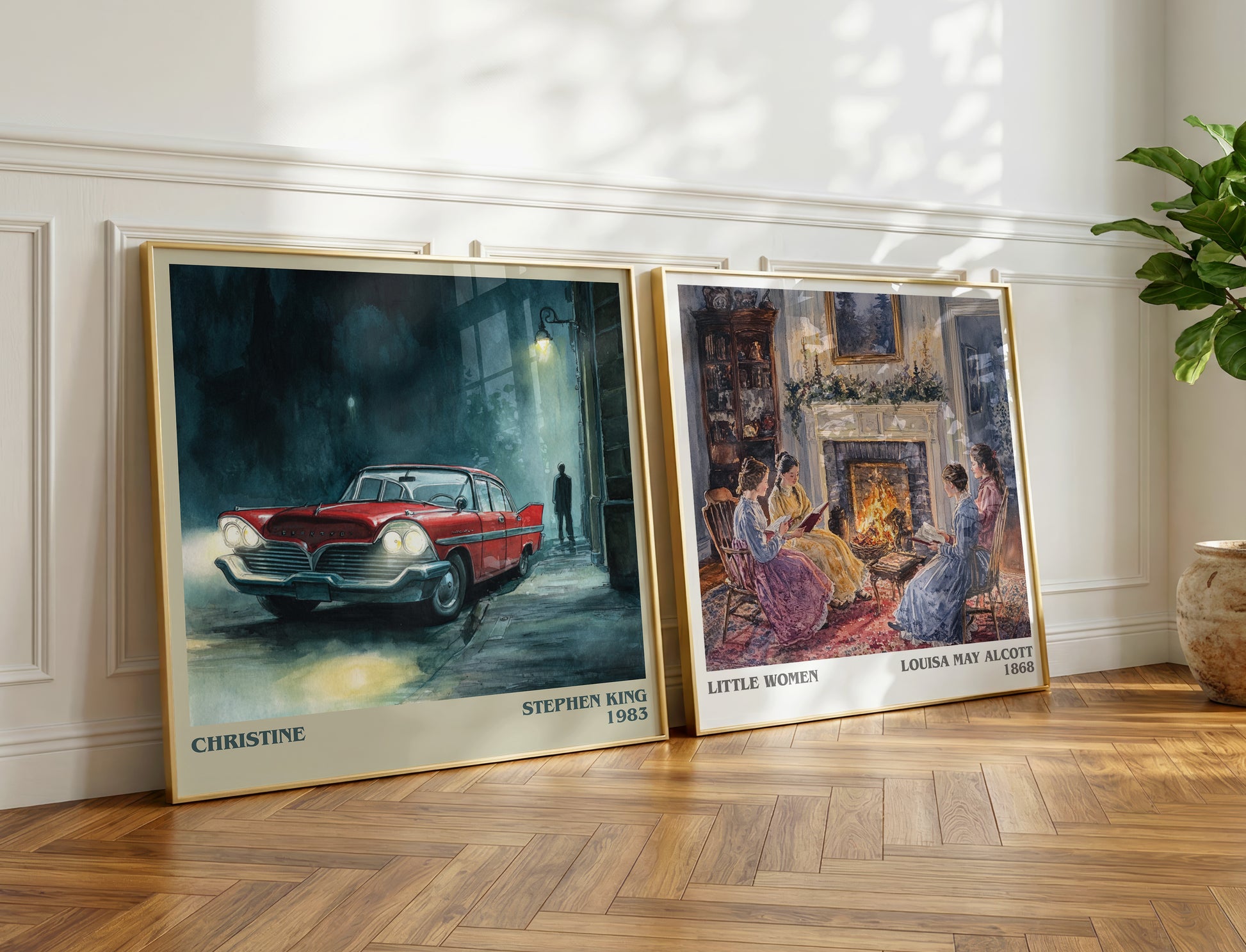 Christine book poster packaging – museum-quality print rolled in protective tube