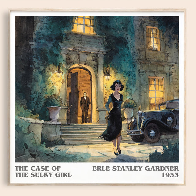 The Case Of The Sulky Girl Literary Art Print by Erle Stanley Gardner
