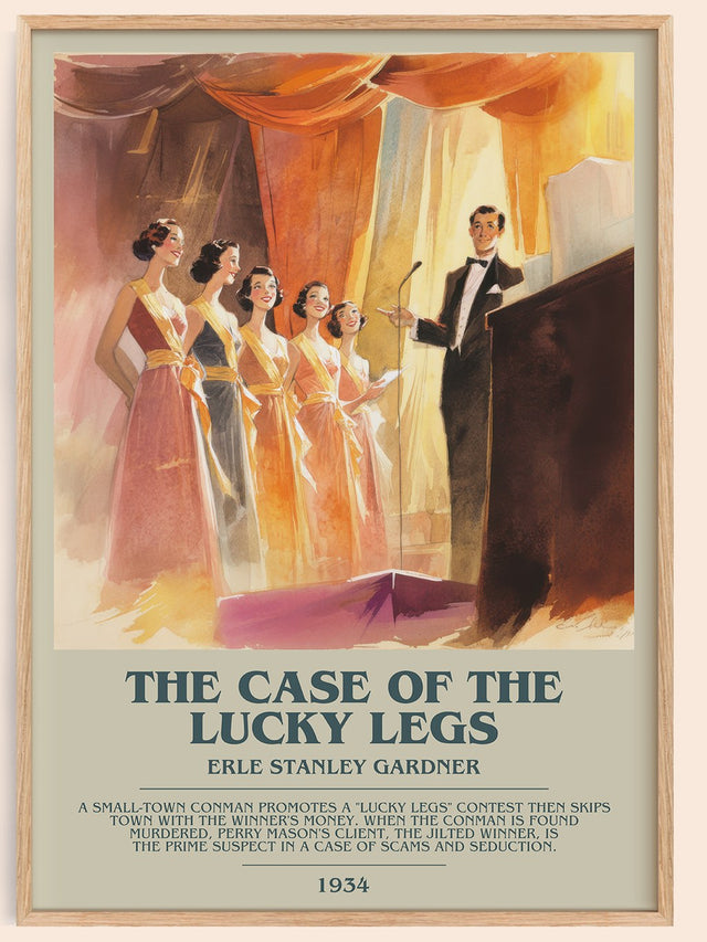 The Case of the Lucky Legs Bookish Wall Art by Erle Stanley Gardner