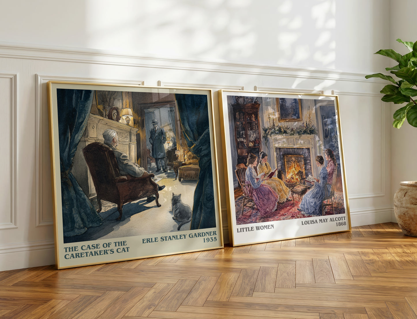 The Case of the Caretaker's Cat book poster packaging – museum-quality print rolled in protective tube