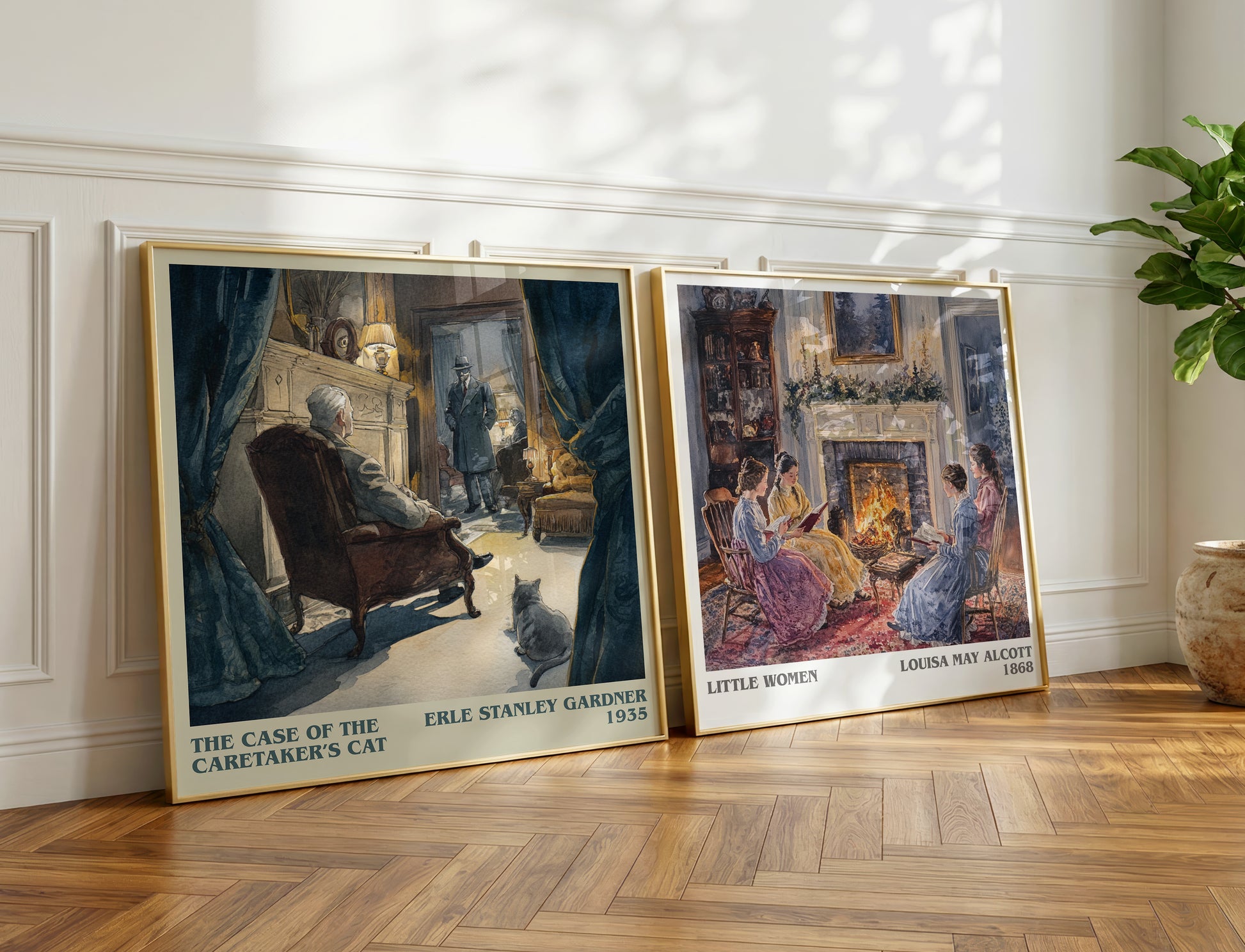 The Case of the Caretaker's Cat book poster packaging – museum-quality print rolled in protective tube
