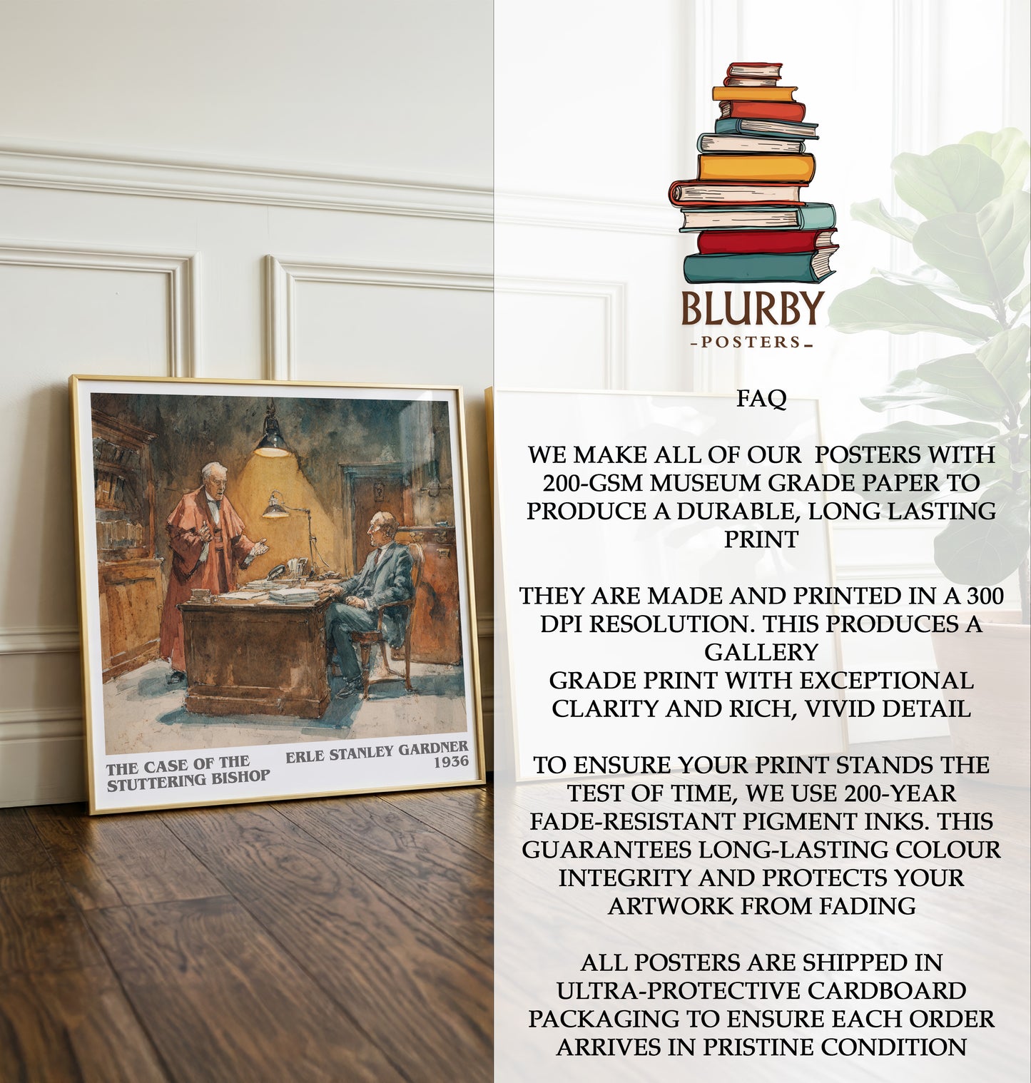 Case of the Stuttering Bishop Literary Art Print by E. Gardner
