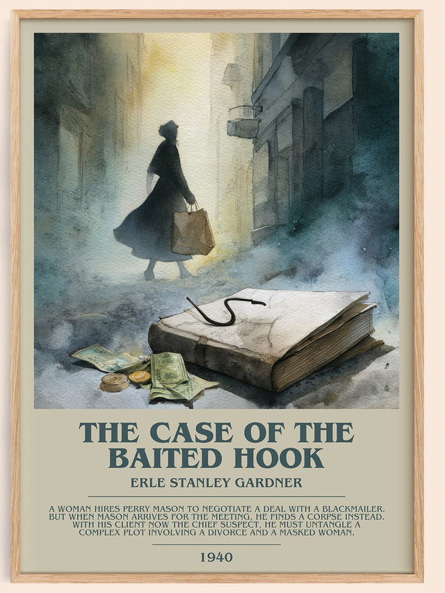 The Case of the Baited Hook Bookish Wall Art by Erle Stanley Gardner