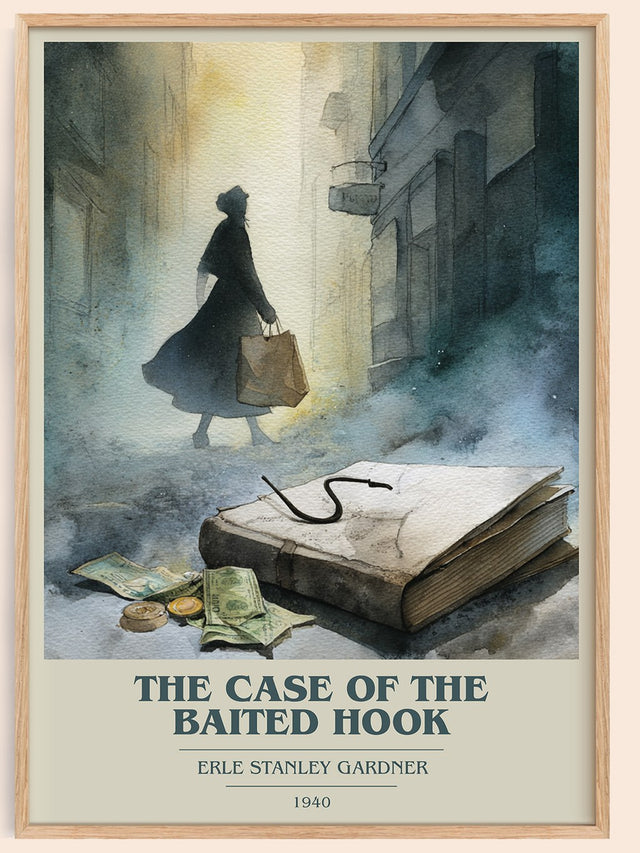 The Case of the Baited Hook Book Cover Poster by Erle Stanley Gardner