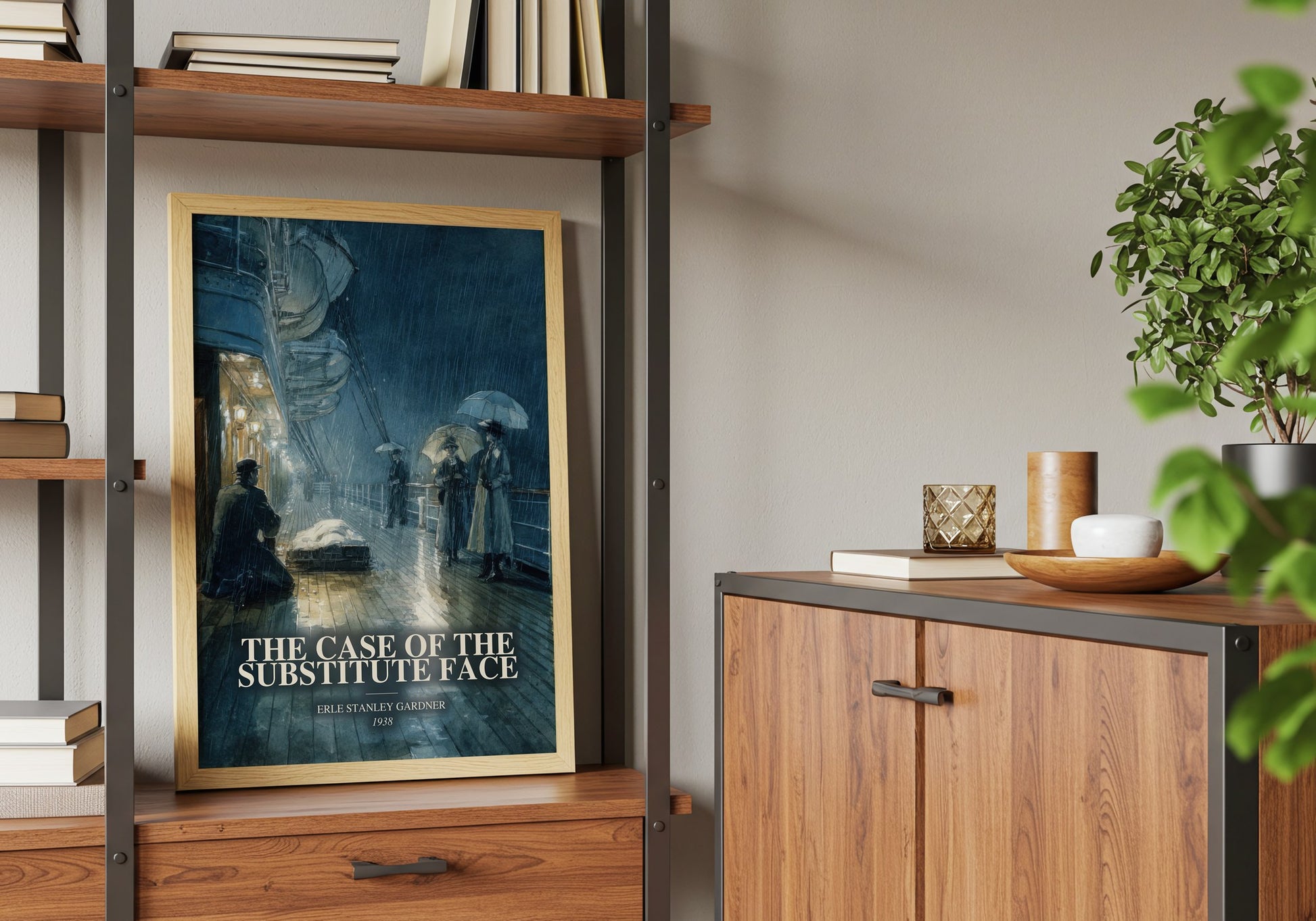 The Case Of The Substitute Face book watercolour illustration paper finish options – matte satin gloss