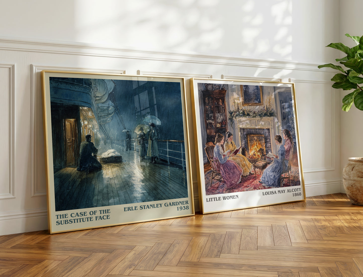 The Case of the Substitute Face book poster packaging – museum-quality print rolled in protective tube
