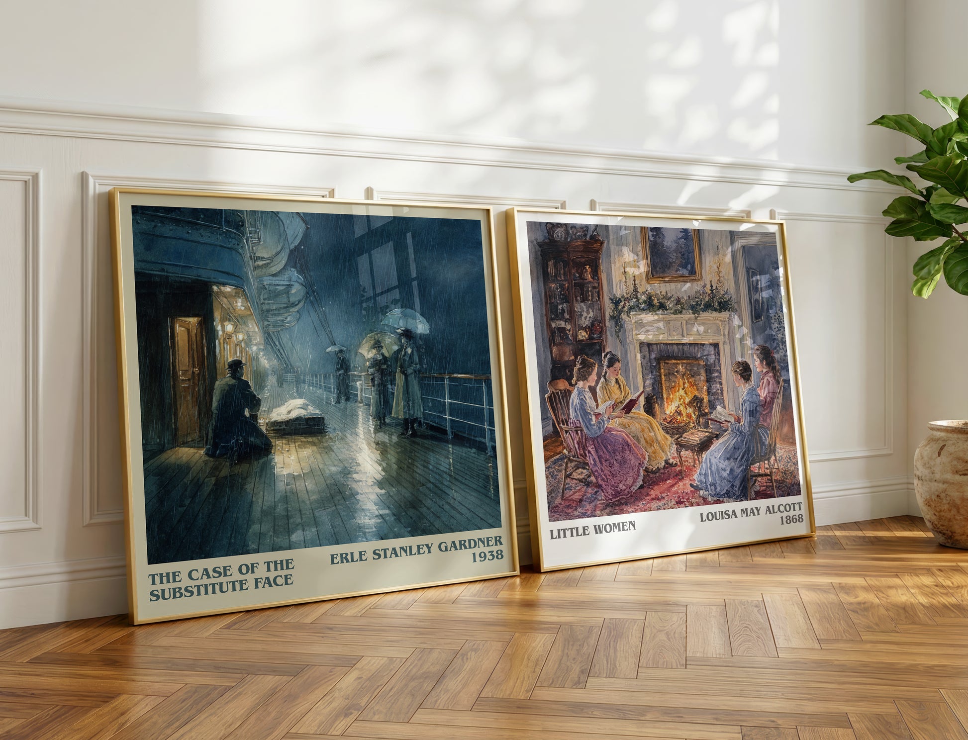The Case of the Substitute Face book poster packaging – museum-quality print rolled in protective tube