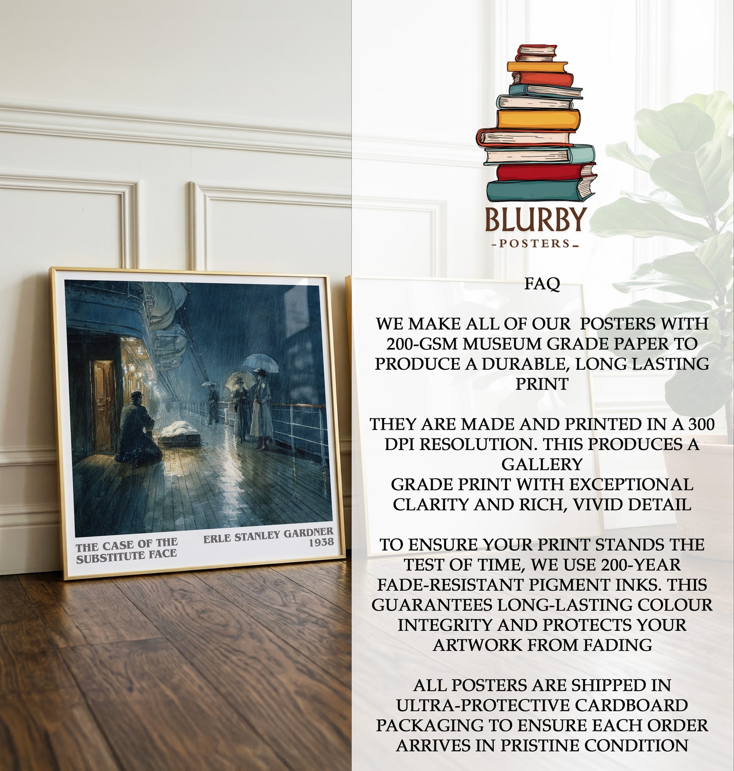 Case of the Substitute Face Literary Art Print by Erle Stanley Gardner