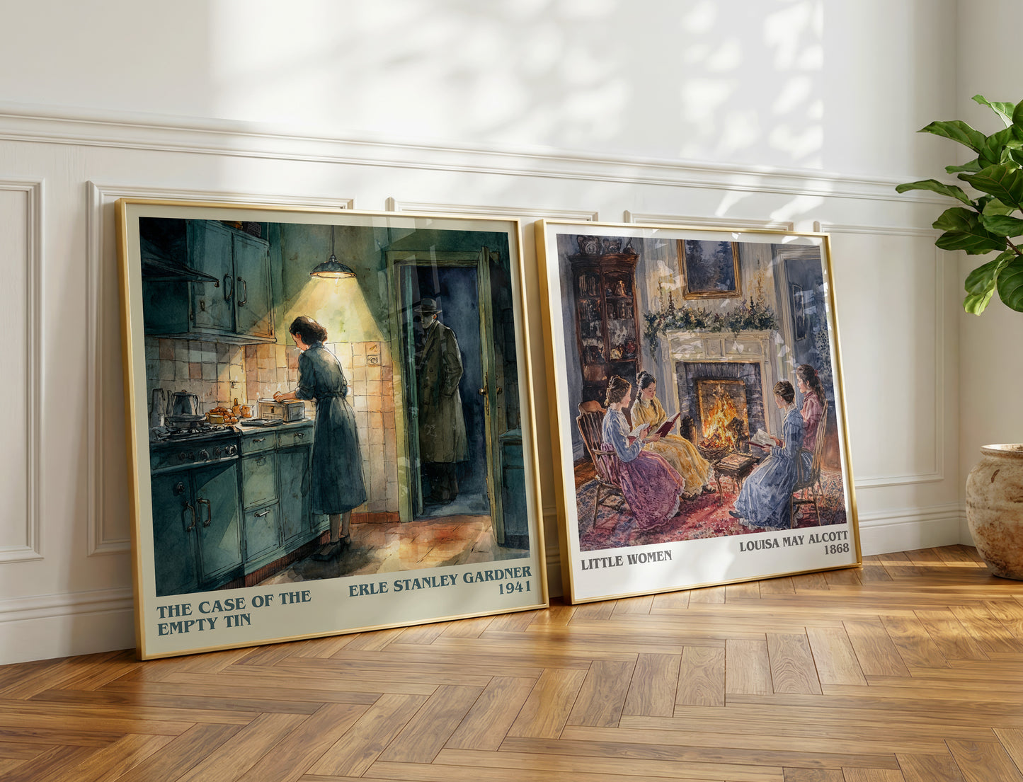 The Case of the Empty Tin book poster packaging – museum-quality print rolled in protective tube
