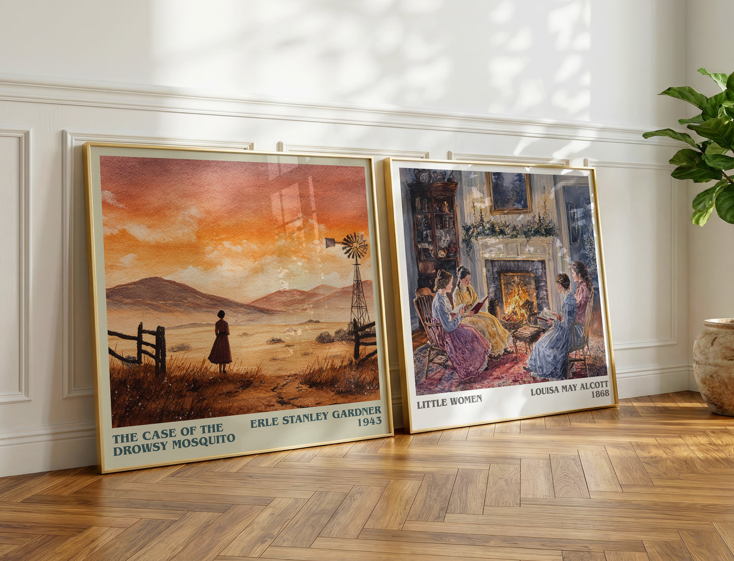 The Case of the Drowsy Mosquito book poster packaging – museum-quality print rolled in protective tube