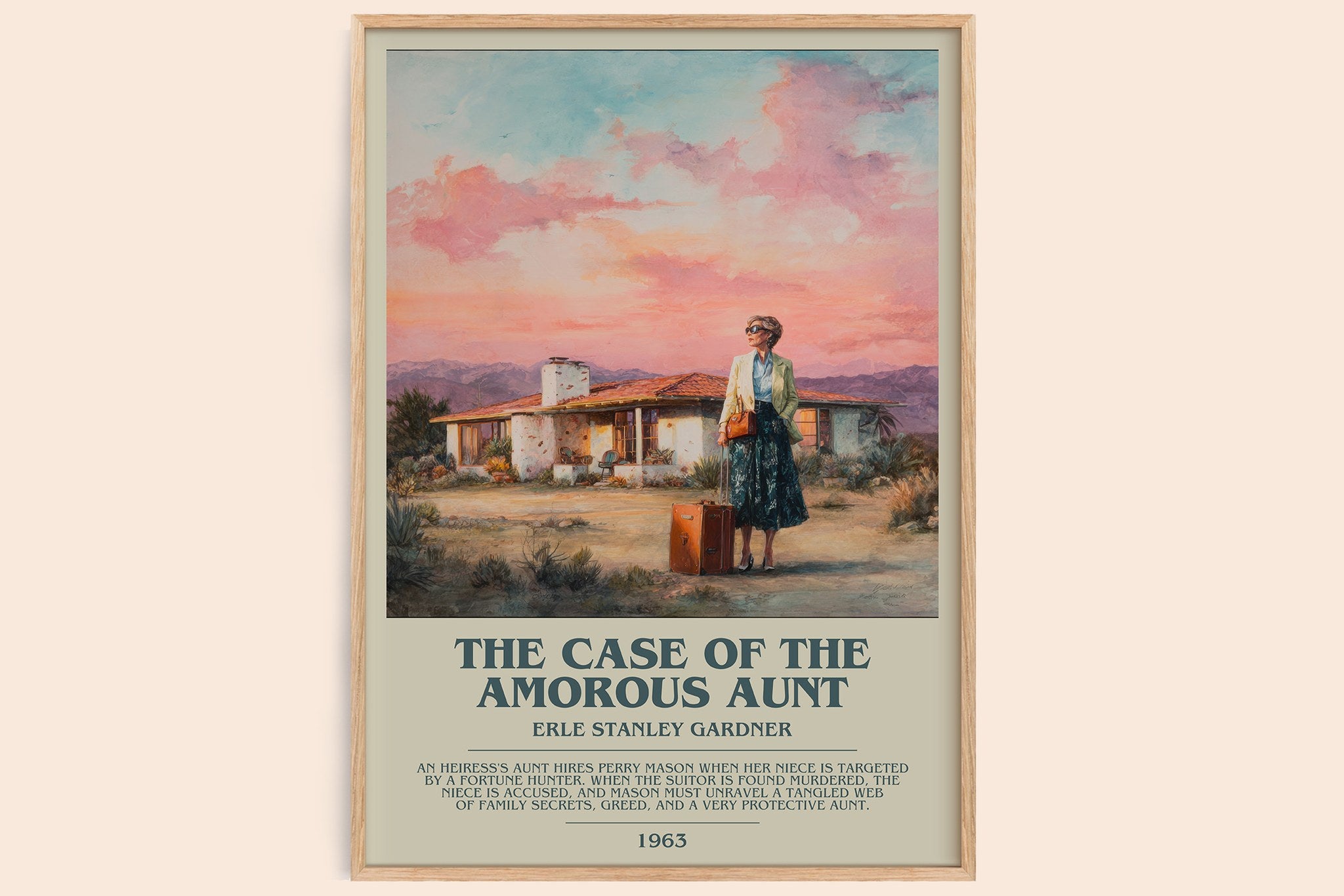 The Case of the Amorous Aunt Bookish Wall Art by Erle Stanley Gardner