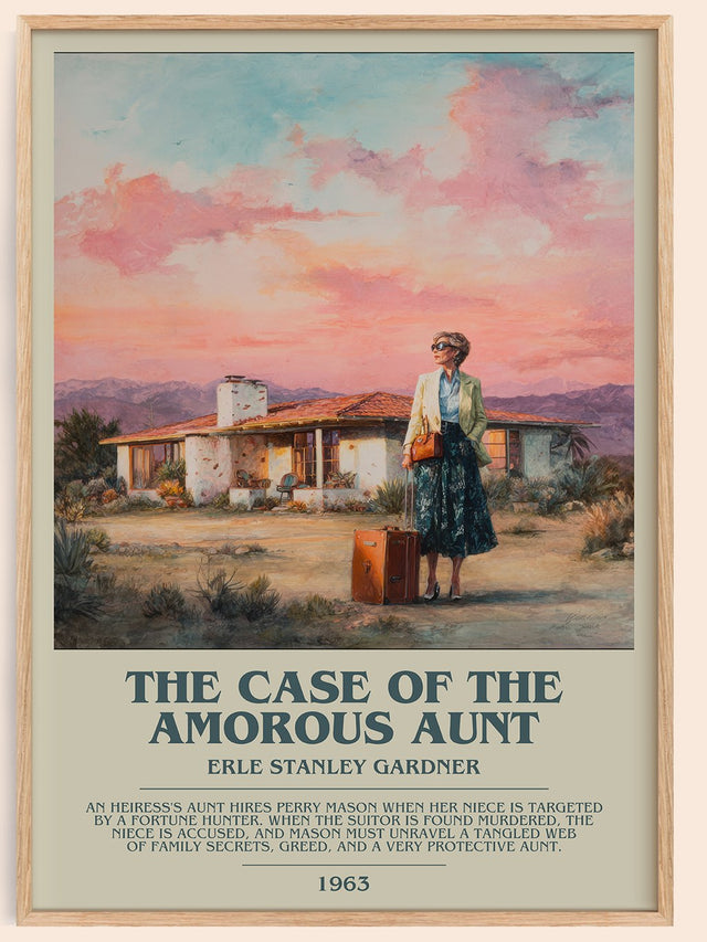 The Case of the Amorous Aunt Bookish Wall Art by Erle Stanley Gardner