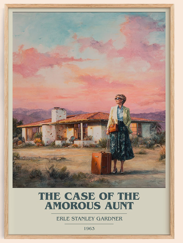 The Case of the Amorous Aunt Book Cover Poster by Erle Stanley Gardner