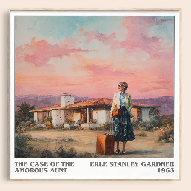 Case of the Amorous Aunt Literary Art Print by Erle Stanley Gardner