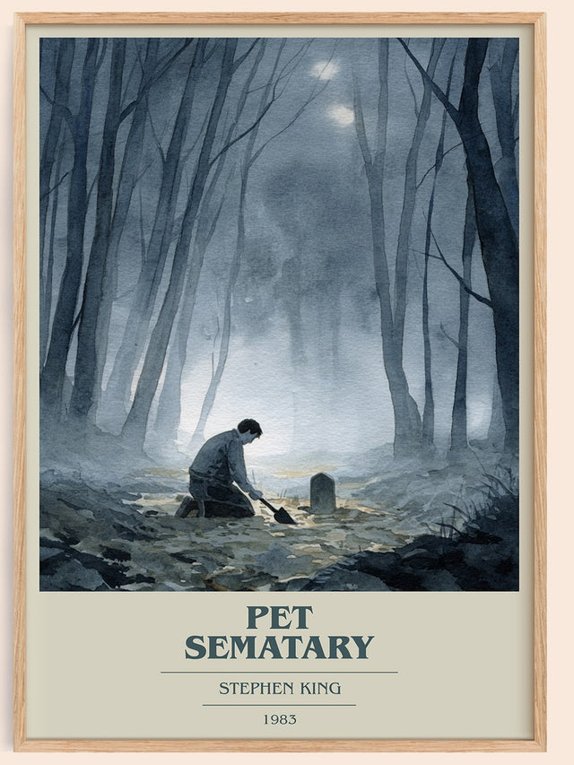 Pet Sematary Book Cover Poster by Stephen King