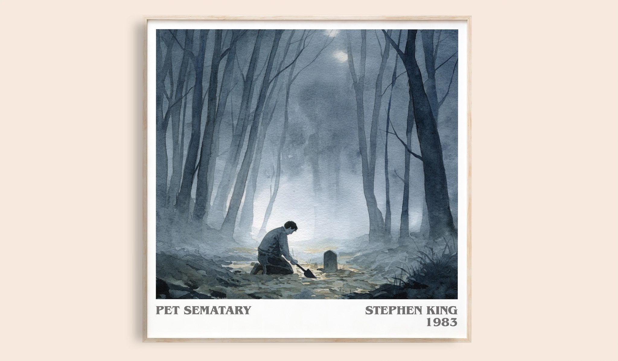 Pet Sematary Literary Art Print by Stephen King