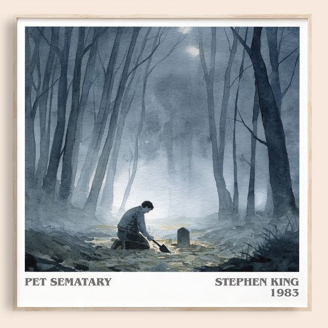 Pet Sematary Literary Art Print by Stephen King