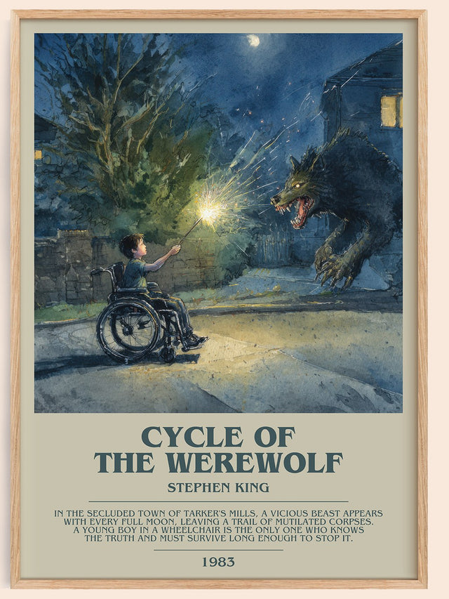 Cycle of the Werewolf Bookish Wall Art by Stephen King