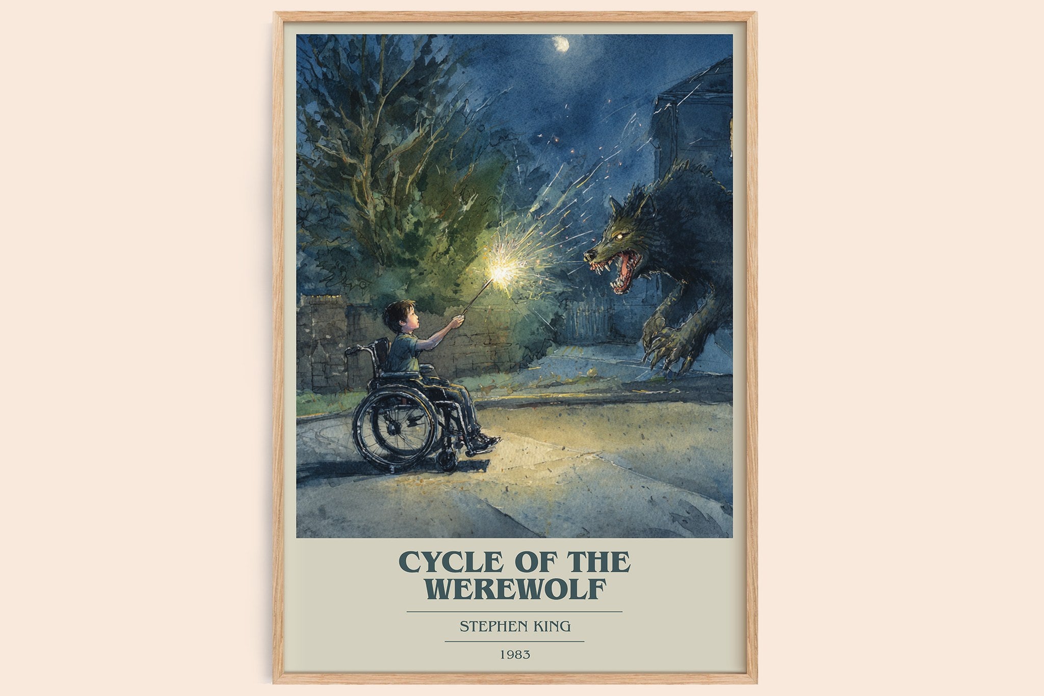 Cycle of the Werewolf Book Cover Poster by Stephen King