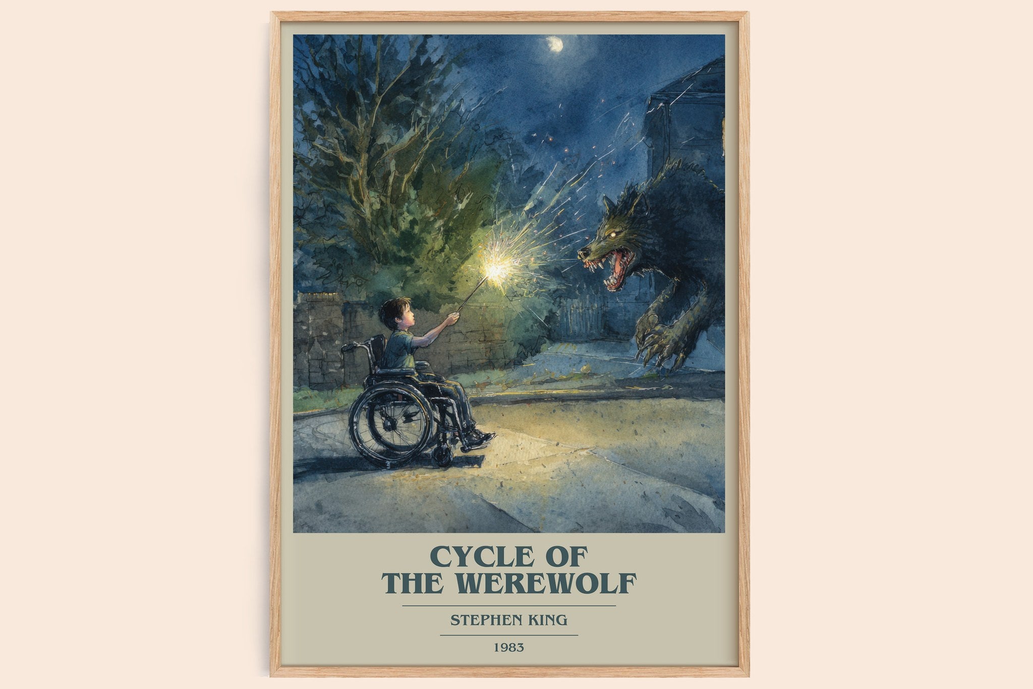 Cycle of the Werewolf Book Cover Poster by Stephen King