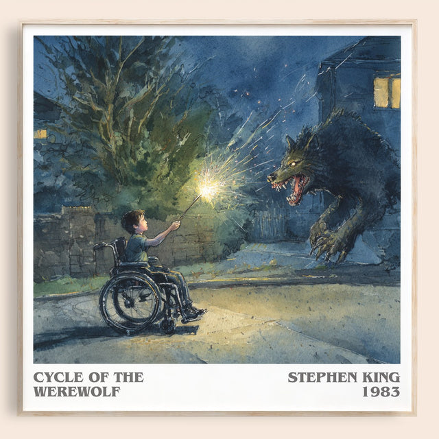 Cycle of the Werewolf Literary Art Print by Stephen King