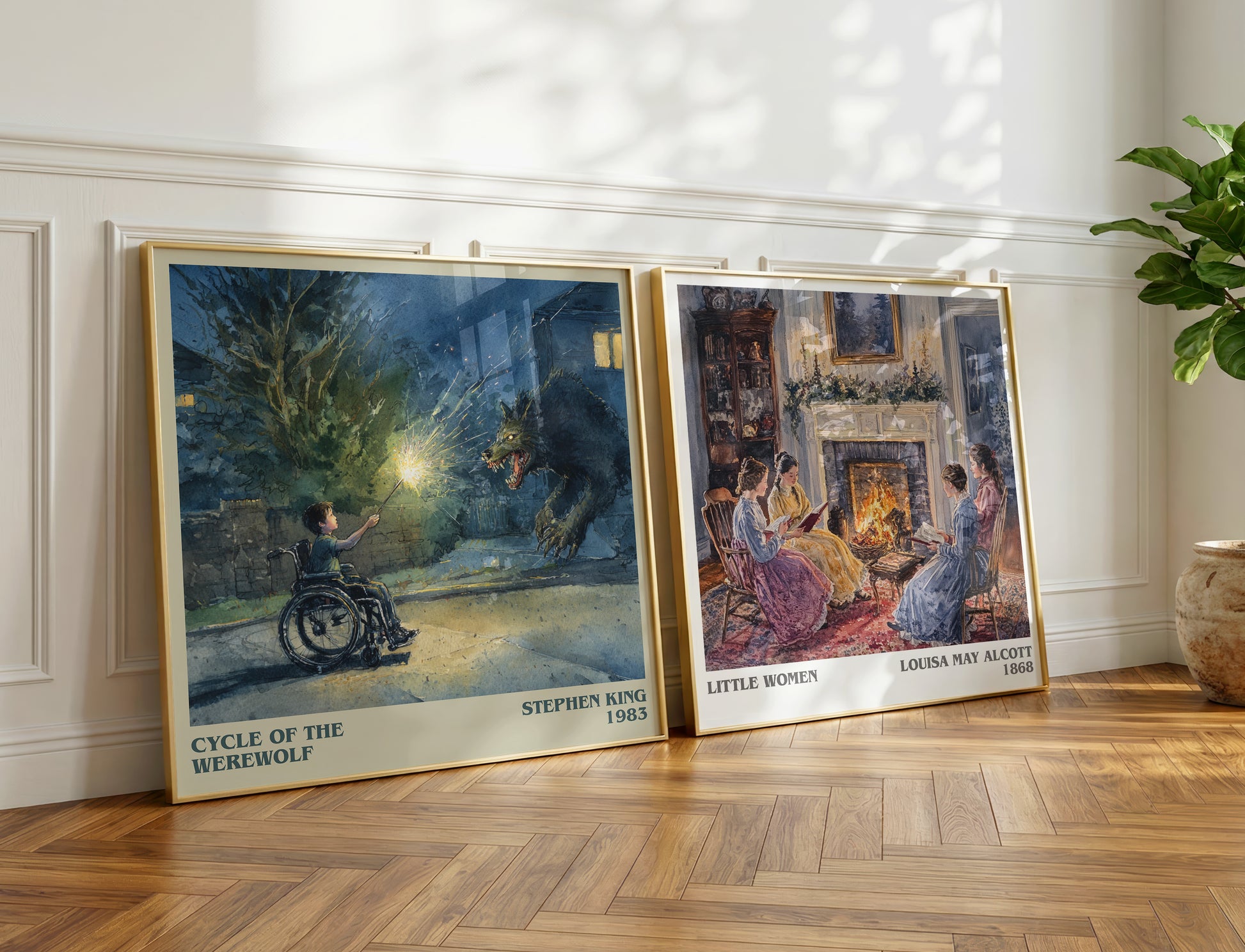 Cycle of the Werewolf book poster packaging – museum-quality print rolled in protective tube