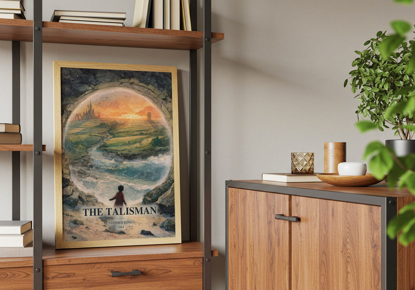 The Talisman book watercolour illustration paper finish options – matte satin gloss