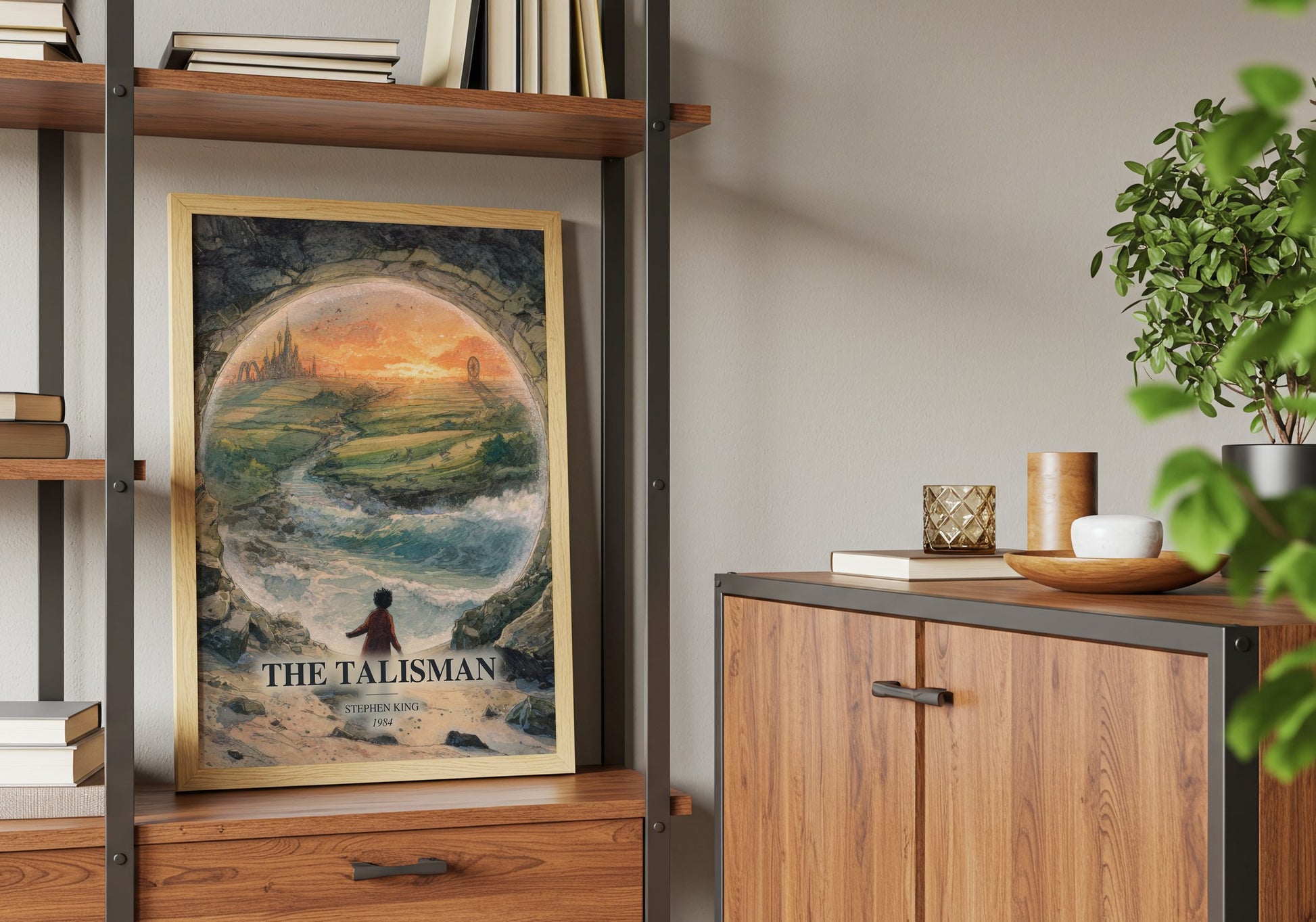 The Talisman book watercolour illustration paper finish options – matte satin gloss