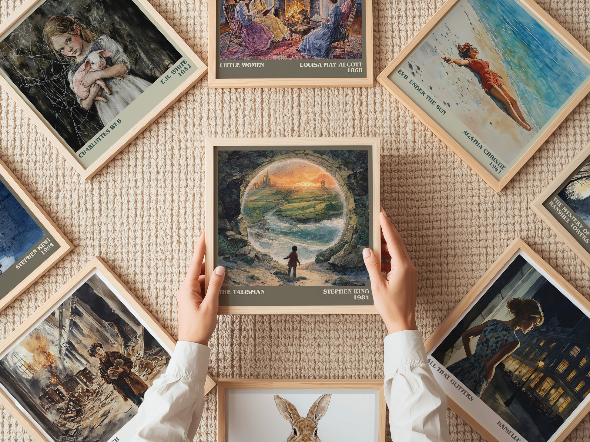The Talisman literary print on bookshelf – Stephen King fan gift